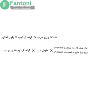 مکانیزم جک HK با آرامبند فانتونی | 4 سایز مختلف | مناسب درب‌های کابینت و کمد fantoni C301 C302 C303 C304