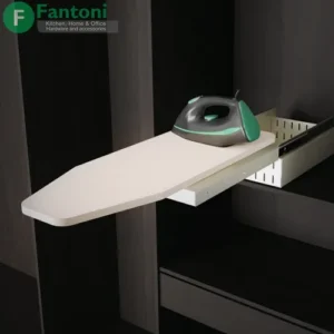 میز اتو ریلی رومیزی با پایه گردان و صفحه تاشو | کد J416