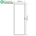 آینه چرخان بدون فریم فانتونی J701 - Image 3