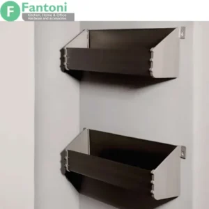 باکس آویز پشت درب کمد فانتونی کد J720 | رنگ موکا | عرض 450 میلی‌متر