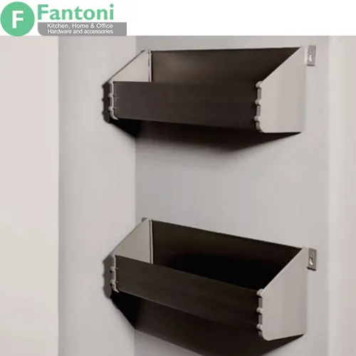 J720 باکس آویز پشت درب کمد فانتونی کد J720 | رنگ موکا | عرض 450 میلیمتر