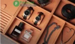 باکس چرمی ترکیبی جای ساعت و کمربند فرنچ استایل فانتونی | کد J919 / J939 / J959