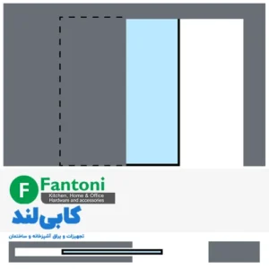 مکانیزم روف هنگ تک درب دستی آلومینیومی فانتونی K109 | سری RoofHang fantoni K109