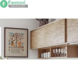 مکانیزم درب ریلی تاپ الین توکار با آرامبند فانتونی C702 | دو درب | طول 3600 میلی‌متر