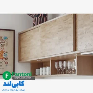 مکانیزم درب ریلی تاپ الین توکار با آرامبند فانتونی C702 | دو درب | طول 3600 میلی‌متر
