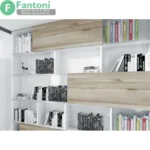 مکانیزم درب ریلی SL خطی روکار با آرامبند فانتونی C711 | تک درب دکوری 1800mm