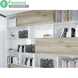 مکانیزم درب ریلی SL خطی روکار با آرامبند فانتونی C711 | تک درب دکوری 1800mm