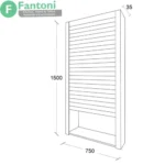 مکانیزم هوایی برقی درب کرکره ای (رولر شاتر) فانتونی | ریموت‌دار fantoni C801 , C811
