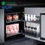 سوپر تاندم لولایی کریستال زیر صفحه فانتونی با 15% تخفیف| سوپر جا بطری و لوازم ریلی سری F F163-F164