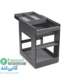 سوپر مواد غذایی اسلیم ریل از کف فانتونی با 15% تخفیف | کشوی ریلی آشپزخانه fantoni F590 , F591