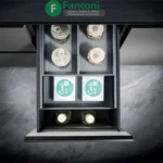 سوپر مواد غذایی اسلیم ریل از کف فانتونی با تخفیف | کشوی ریلی آشپزخانه fantoni F590 , F591