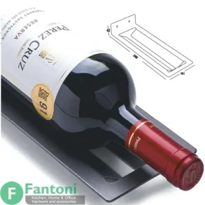 نگهدارنده بطری دیواری فانتونی مدل اسلیم عمودی تخفیف 12% (هولدر اسلیم جای بطری عمودی)