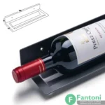 نگهدارنده بطری دیواری فانتونی مدل اسلیم افقی تخفیف 12% (هولدر اسلیم جای بطری افقی)