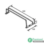 رک ریلی جام و گیلاس رنگ مشکی فانتونی با تخفیف