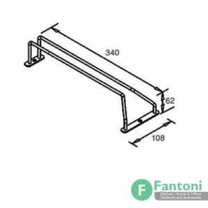 رک ریلی جام و گیلاس رنگ مشکی فانتونی با تخفیف