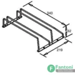 رک ریلی جام و گیلاس رنگ مشکی فانتونی با تخفیف