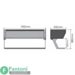 رک آسانسوری فانتونی مخصوص یونیت هوایی عرض ۹۰۰ با تخفیف 15% fantoni G100