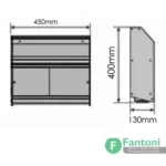 رک دیواری جای ادویه فانتونی تخفیف 12% (رک بین کابینت زمینی و هوایی)