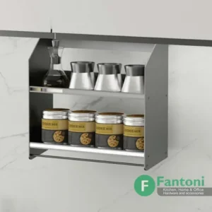 رک دیواری جای ادویه فانتونی تخفیف 12% (رک بین کابینت زمینی و هوایی)