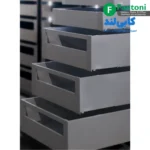 سوپر لردر لولایی دبل باکس اسلیم با فرانت آلومینیوم با آرامبند| با 15% تخفیف fantoni E211 , E212 , E213 , E213 , E214 , E215