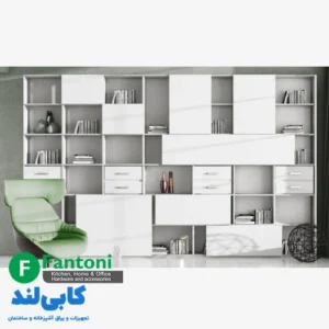 مکانیزم درب ریلی SL خطی روکار با آرامبند فانتونی C712 | تک درب دکوری 3600mm