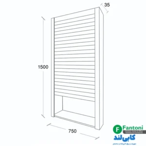 مکانیزم هوایی برقی درب کرکره ای (رولر شاتر) فانتونی | ریموت‌دار fantoni C801 , C811
