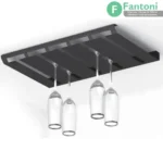 شلف سقفی تخت مخصوص جای جام و گیلاس فانتونی تخفیف 12% (رک فلت جای گیلاس سقفی G095)