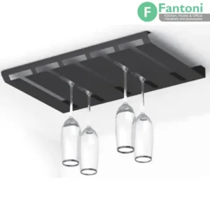 شلف سقفی تخت مخصوص جای جام و گیلاس فانتونی تخفیف 12% (رک فلت جای گیلاس سقفی G095)