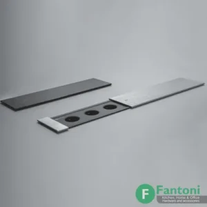 پریز برق کشویی یک طرفه اسلاید بازشو مدل اسلیم فانتونی N424 , N425