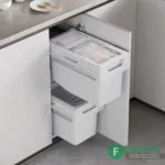 سطل ریلی جای برنج و حبوبات توکار جهت یونیت عرض 300mm فانتونی Q930 سطل ریلی نگهداری برنج فانتونی Q930