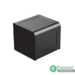 جای دستمال کاغذی 150mm پیچی دیواری رنگ مشکی مات مدل M فانتونی S301 جای دستمال کاغذی مدل پیچی فانتونی S301