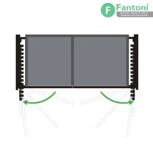 مکانیزم درب لولایی کمدی پاکت د‌ُر تک درب چوبی مدل اِکو دو فریم فانتونی FANTONI K003 K004 K005 K006 K007 K008