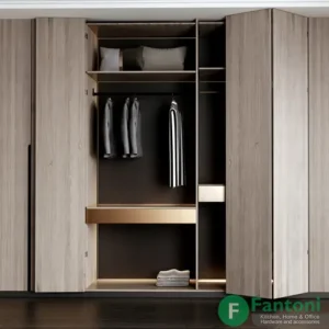 مکانیزم درب تاشو فولدینگ 180 درجه دو درب مدل چوبی فانتونی K018