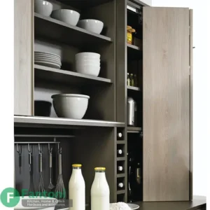 مکانیزم درب تاشو فولدینگ کامپکت دو درب چوبی عرض 500-1000mm فانتونی K020
