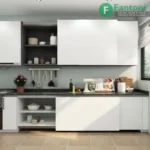 مکانیزم درب ریلی این لاین 2400-1800mm دو درب دستی فانتونی K055