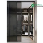 مکانیزم لینکیج تک جداره 3600mm سه درب متحرک پروفیل آلومینیومی ساختمانی دستی با عرض درب 600-1200mm فانتونی K303 مکانیزم لینکیج پروفیل آلومینیومی دستی تک جداره فانتونی K303