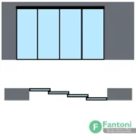 فروش با تخفیف مکانیزم لینکیج تک جداره 4800mm چهار درب متحرک پروفیل آلومینیوم ساختمانی برقی با عرض درب 600-1200mm فانتونی K504، مناسب درب‌های ساختمانی با عرض 600 تا 1200 میلی‌متر و قابلیت کات تو سایز. مکانیزم لینکیج پروفیل آلومینیومی دستی تک جداره فانتونی K504 با تخفیف