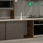 مکانیزم تاپ لاین TM3 دو درب توکارچوبی بدون پروفیل کف با عرض ۲۴۰ فانتونی K524 مکانیزم درب ریلی تاپ لاین 2400mm توکار دو درب با عرض هر درب 600-1200mm فانتونی K524
