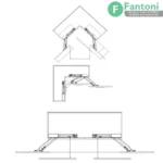 مکانیزم سوئیول تک درب با عرض درب 450mm فانتونی K220، از سری درها Bus solution میباشد.