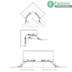 مکانیزم سوئیول تک درب با عرض درب 650mm فانتونی K221، از سری درها Bus solution میباشد.