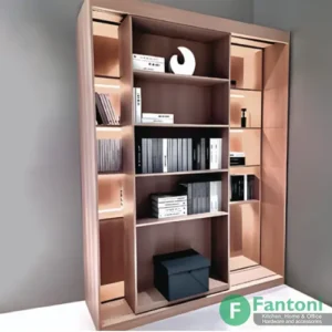 مکانیزم ریلی دکوراتیو Moving Shelf کتابخانه 150kg با آرامبند فانتونی مکانیزم ریلی دکوراتیو Moving Shelf کتابخانه با عرض 3000mm فانتونی K250