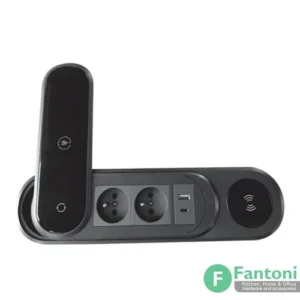 پریز برق با درپوش چرخشی مدل Zoro همراه با وایرلس شارژر فانتونی N320