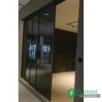 مکانیزم لینکیج پروفیل آلومینیومی برقی تک جداره فانتونی K504 چهار درب با تخفیف