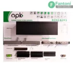 مکانیزم وال هنگ 5400mm دو درب چوبی تک جداره ساختمانی متقارن برقی سینکرونایز با عرض هر درب 1100-1200mm فانتونی K092 مکانیزم های وال هنگ دو درب سینکرونایز برقی