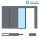 مکانیزم روف هنگ 2400mm تک درب پروفیل آلومینیومی ریلی ساختمانی دستی با عرض درب 700-1200mm فانتونی K109 مکانیزم Packet Door پاکت دور توکار پروفیل آلومینیومی تک درب با عرض 120 فانتونی K109 K163: مکانیزم روف هنگ 2100mm تک درب پروفیل آلومینیومی ریلی ساختمانی برقی با عرض درب 710-1010mm K164: مکانیزم روف هنگ 2800mm تک درب پروفیل آلومینیومی ریلی ساختمانی برقی با عرض درب 1010-1360mm K165: مکانیزم روف هنگ 3500mm تک درب پروفیل آلومینیومی ریلی ساختمانی برقی با عرض درب 1360-1710mm