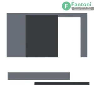 مکانیزم وال هنگ نامرئی تک درب چوبی دو جداره ساختمانی بدون ریل از کف با عرض درب 920-1500mm فانتونی K140 مکانیزم های وال هنگ نامرئی تک درب چوبی دو جداره ساختمانی