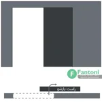 مکانیزم این لاین خطی 2400mm تک درب چوبی ساختمانی راست بازشو با عرض درب 800-1200mm
