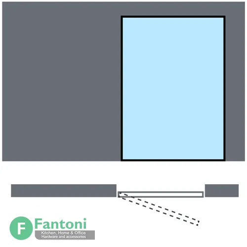 K801-K802-K803 خرید با تخفیف مکانیزم لولا سوئینگ با پروفیل آلومینیوم و دستگیره درب ست فانتونی در سه رنگ مشکی و سفید و برنزی . مکانیزم لولا Swing با پروفیل آلومینیوم فانتونیK801 و K802 و K803