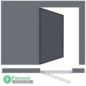 خرید با تخفیف مکانیزم لولا سوئینگ چوبی بدون کتیبه فانتونی .مکانیزم لولا Swing چوبی دوجداره بدون کتیبه 650mm فانتونی K806