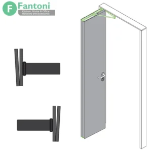 خرید با تخفیف مکانیزم فولدسوئینگ 90 درجه دو درب لولایی عرض 600-1000mm | مکانیزم فولدسوئینگ 90 درجه فانتونی